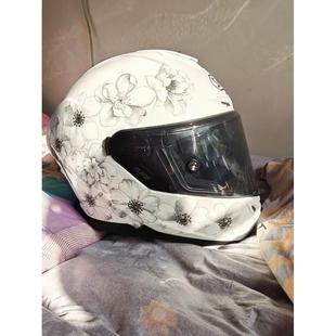 百花齐放组合摩托车装饰贴花汽车贴纸头盔改装热冲压覆古标志阻挡