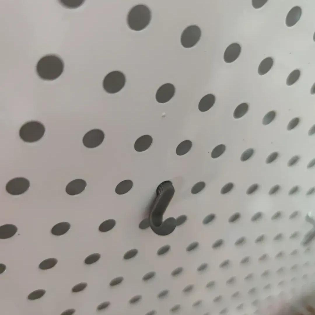 3D打印 孔径6mm圆孔洞洞板挂钩迷你挂钩16/25/26/29/30mm孔距通用