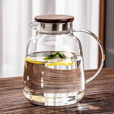 冷水壶玻璃耐高温家用大容量食品级高硼硅加厚储水泡茶果茶凉水杯