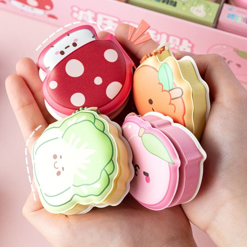 减压本迷你豆豆本解压捏捏乐便签便利贴儿童笔记本可爱超萌手账本