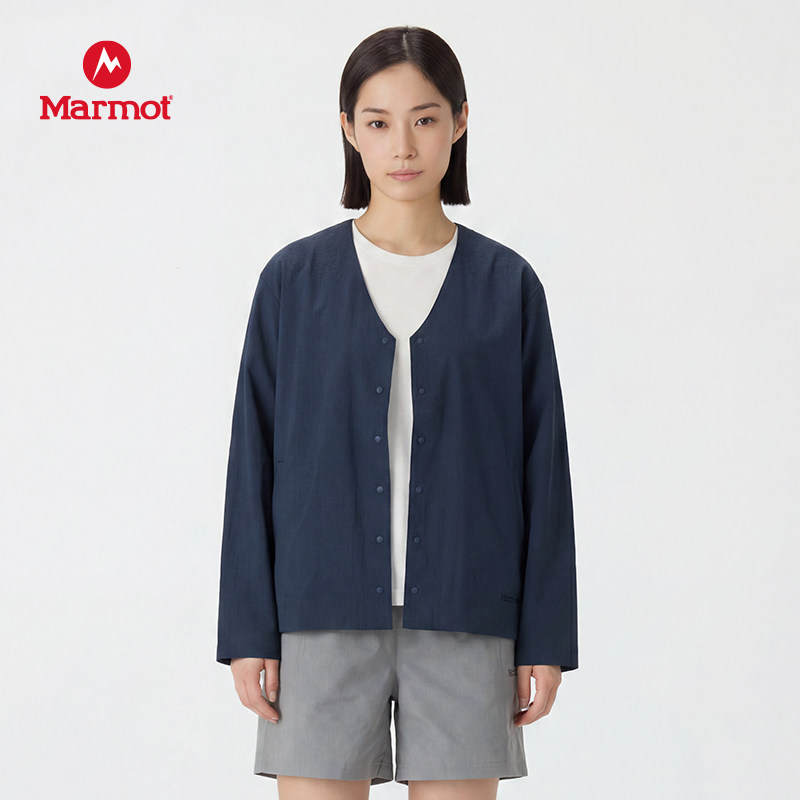 MARMOT土拨鼠女款MMT格砾长袖衬衫MMT Gritty Shirts