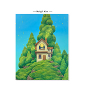 饰挂画芯 生命力风景插画绿色治愈系创意复刻艺术装 Mulgil Kim