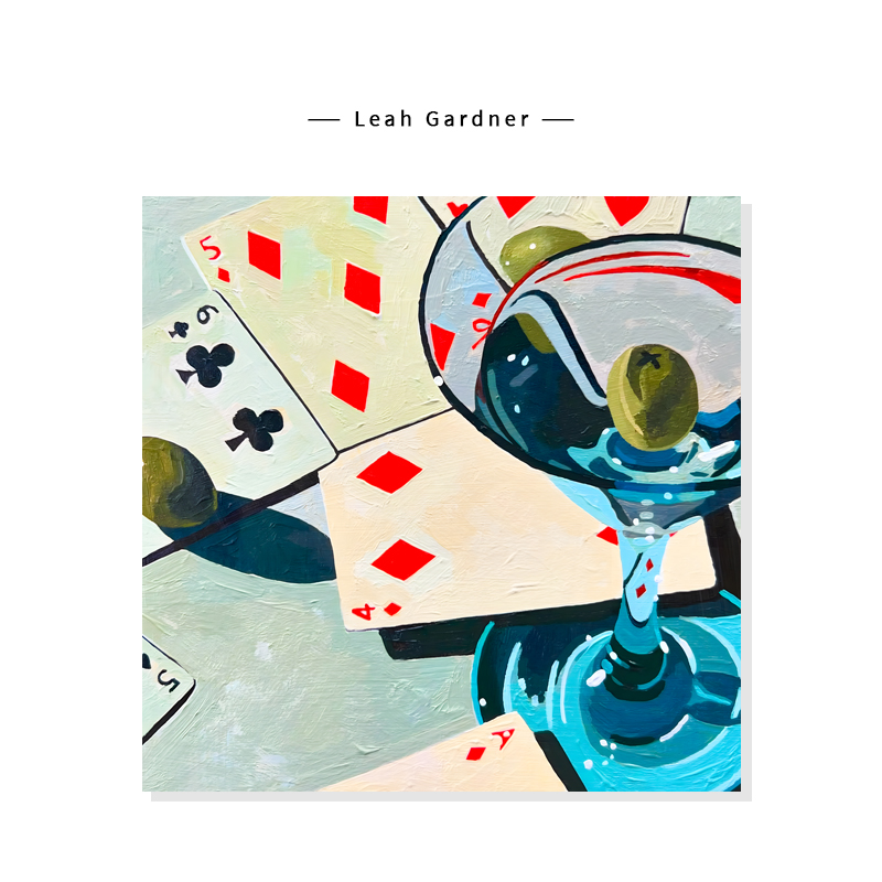 【Leah Gardner】清新治愈系静物简约通透感复刻艺术装饰挂画芯