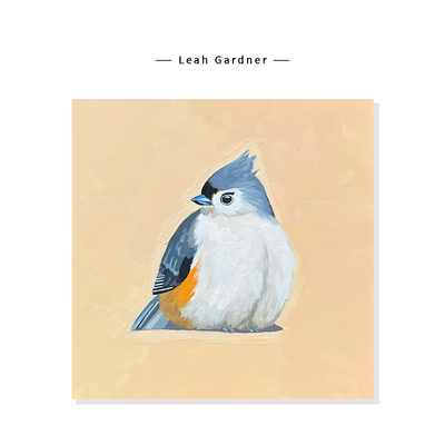 【Leah Gardner】清新治愈系小鸟简约奶油风复刻艺术装饰挂画芯