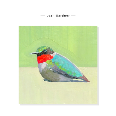 【Leah Gardner】清新治愈系小鸟简约奶油风复刻艺术装饰挂画芯