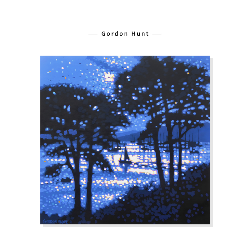 【Gordon Hunt】一帆风顺海洋风景插画蓝色系复刻艺术装饰挂画芯