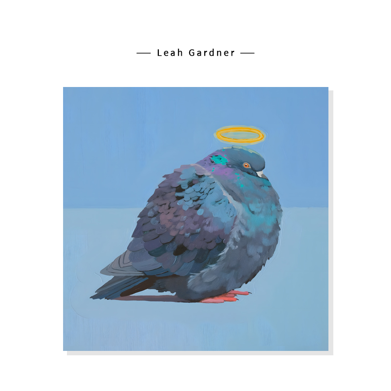 【Leah Gardner】清新治愈系小鸟简约奶油风复刻艺术装饰挂画芯
