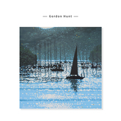 饰挂画芯 一帆风顺海洋风景插画蓝色系复刻艺术装 Gordon Hunt