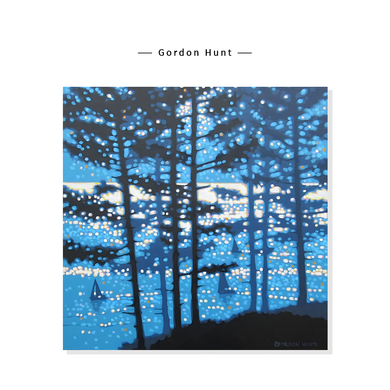 【Gordon Hunt】一帆风顺海洋风景插画蓝色系复刻艺术装饰挂画芯