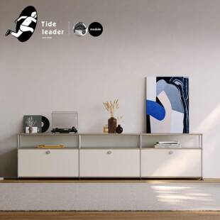 Tide leader中古组合电视柜客厅2025新款不锈钢现代简约电视机柜