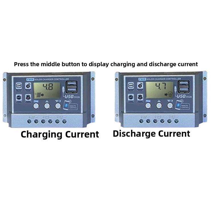 太阳能控制器12V24V30A全自动铅锂电池通用路灯伏板充电蓝牙Wifi