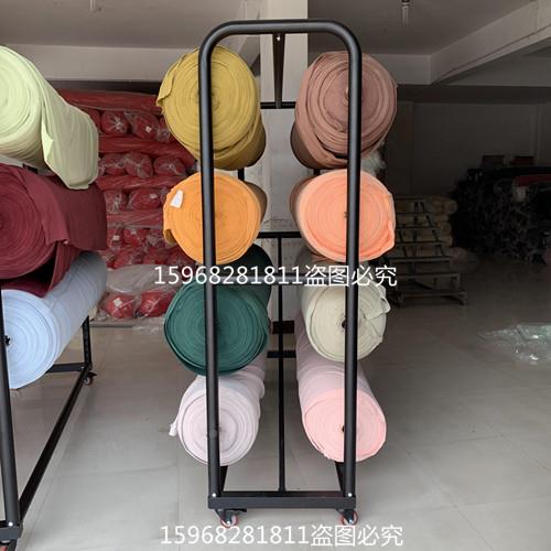 黑色方卷布料架样车布架膜架形面料纺织样卡珺乐光大面料架落地架