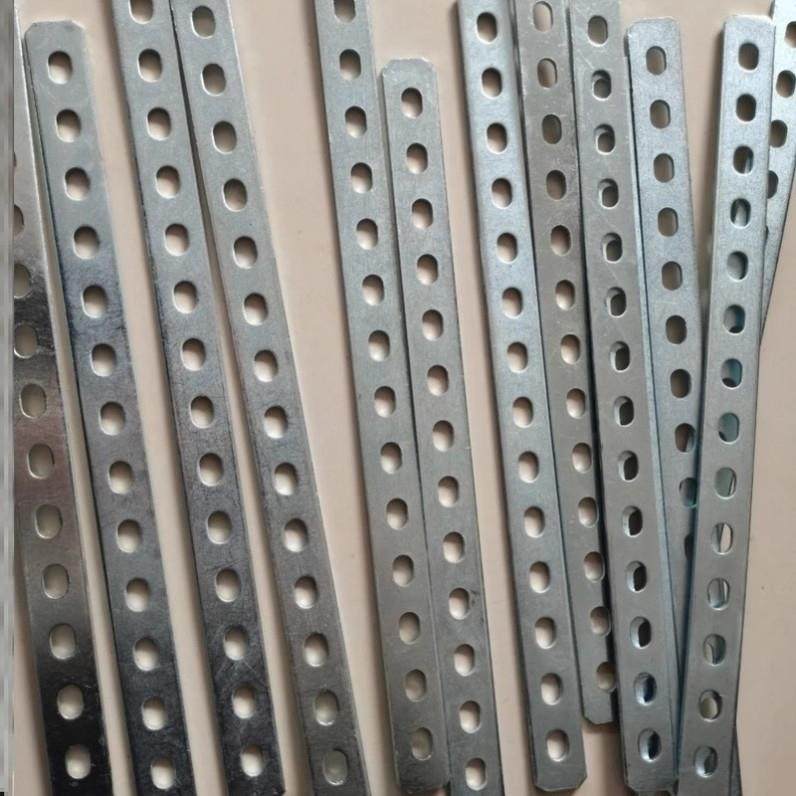 不锈钢铁条直条固定扁条加厚固定强力带孔扁条铁片改装角片固定条