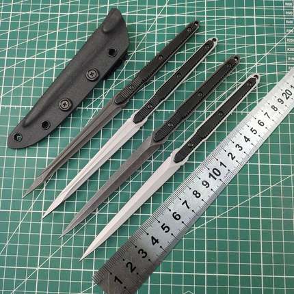 未开 刃一体440C不锈钢多功能撬茶工具创意茶刀茶针茶锥破冰锥工