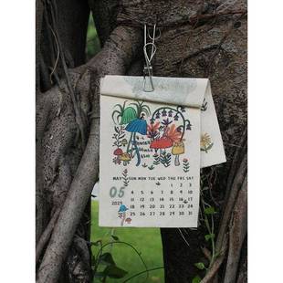 《有可能的世界》2026年日历挂布猫猫插画原创