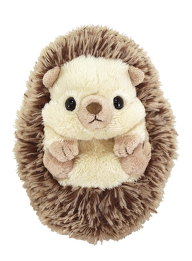 进口Sunlemon滚动仿真刺猬玩偶早教毛绒玩具生日礼物娃娃公仔