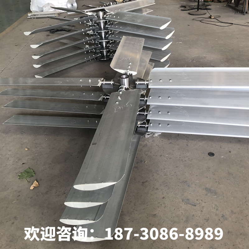 风量大冷却塔铝合金风叶风u扇凉水塔风机风叶电机叶片配件型号齐