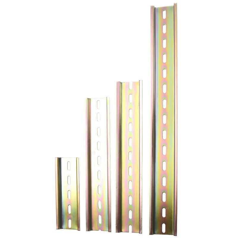 钢铁U型C45导轨国标非标35mm通用空开断路器安装电气配电箱