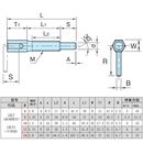 分度销今尾L型加长粗牙旋钮柱塞SLBLT弹簧安全固定位拉拔销