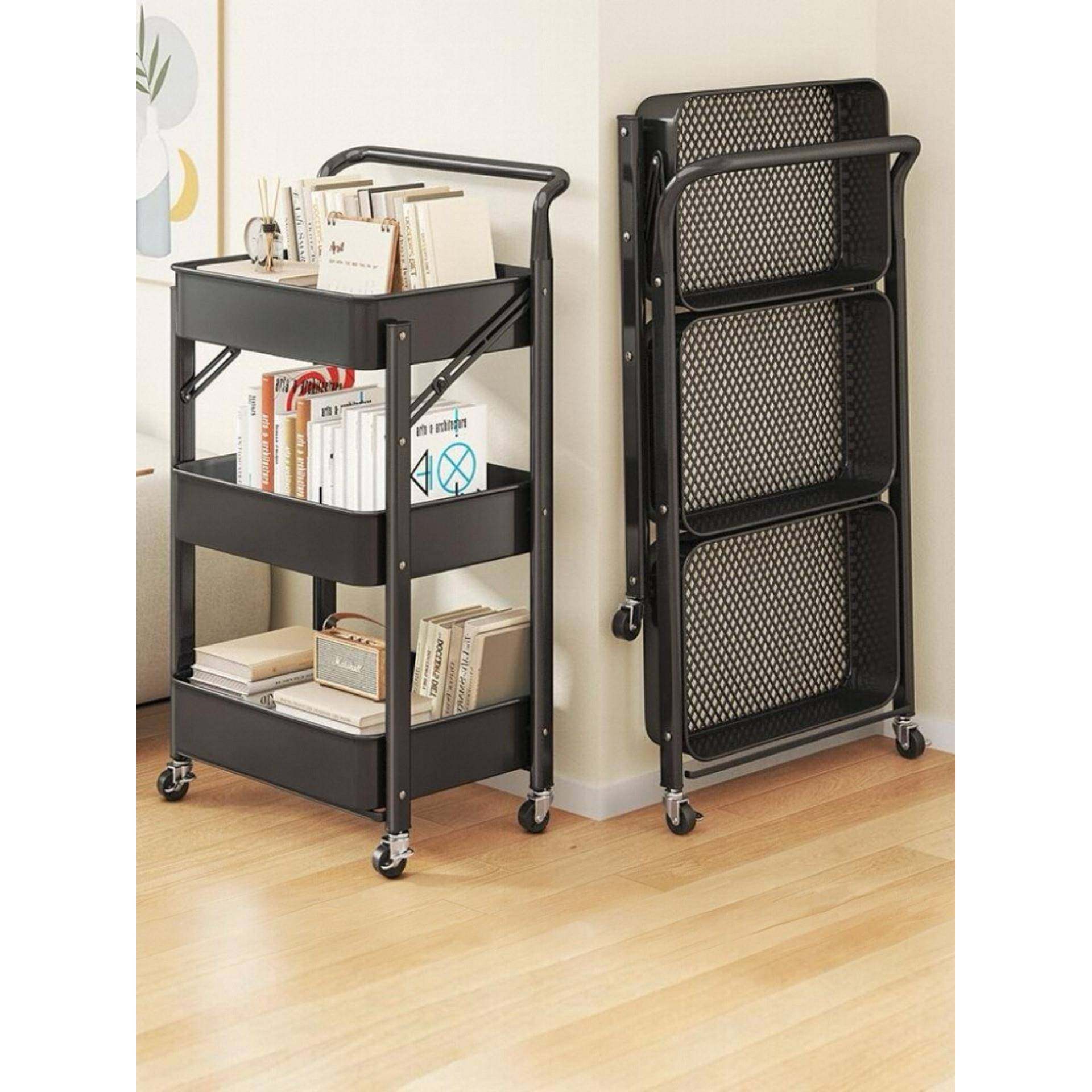 多功能小推车置物架厨房浴室落地多层卧室移动收纳婴儿用品储物架,收纳整理,整理架/置物架/收纳架,淘宝优惠券,粉丝福利购,淘宝优惠卷