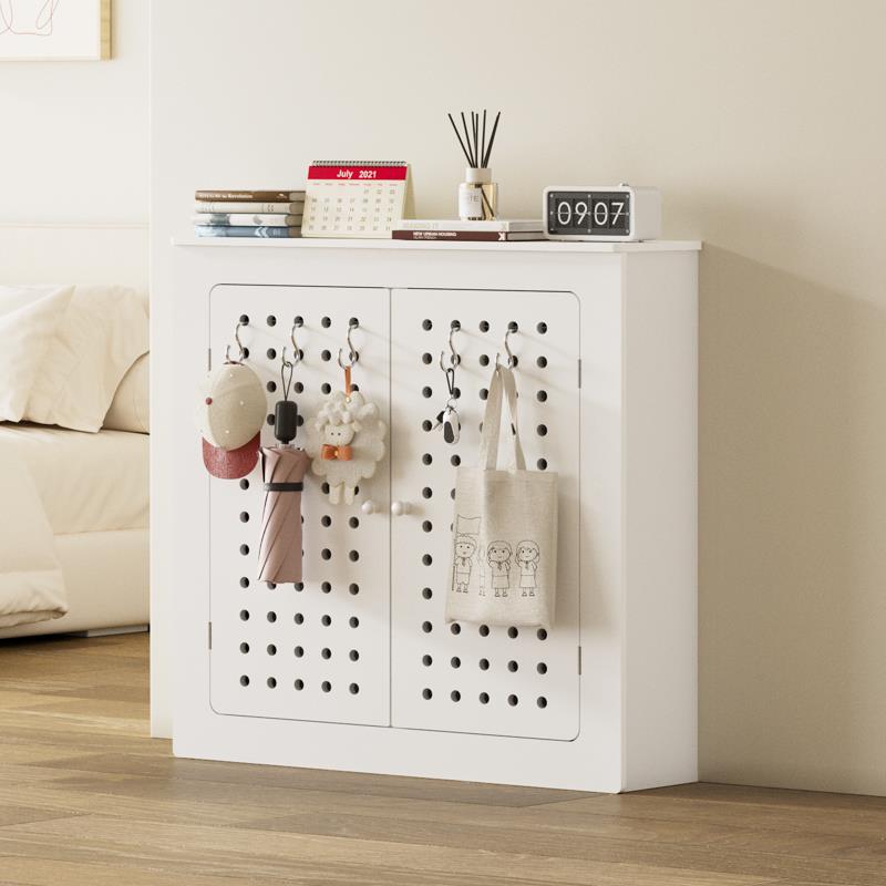 分水器遮挡柜洞洞板地暖分水器遮挡客厅装饰美化遮挡箱管道遮挡罩