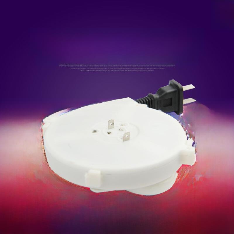 线盘电源线卷线装置白色自动收线绕线器电源线收缩器YSH-0702-2C