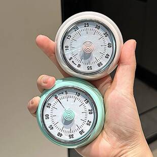 厨房计时器磁吸机械定时器提醒器声音大小学生自律神器学习专用