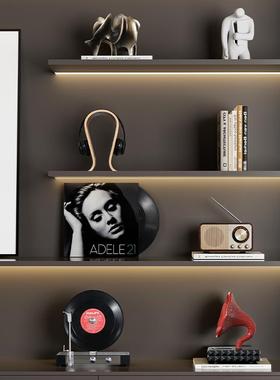 设计师款意式极简摆件装饰品样板间酒柜桌面开放格办公室酒店家居