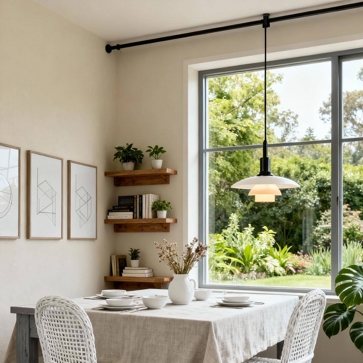 丹麦设计师PH3餐厅吊灯轻法式餐桌吧台饭厅创意个性奶油风床头灯