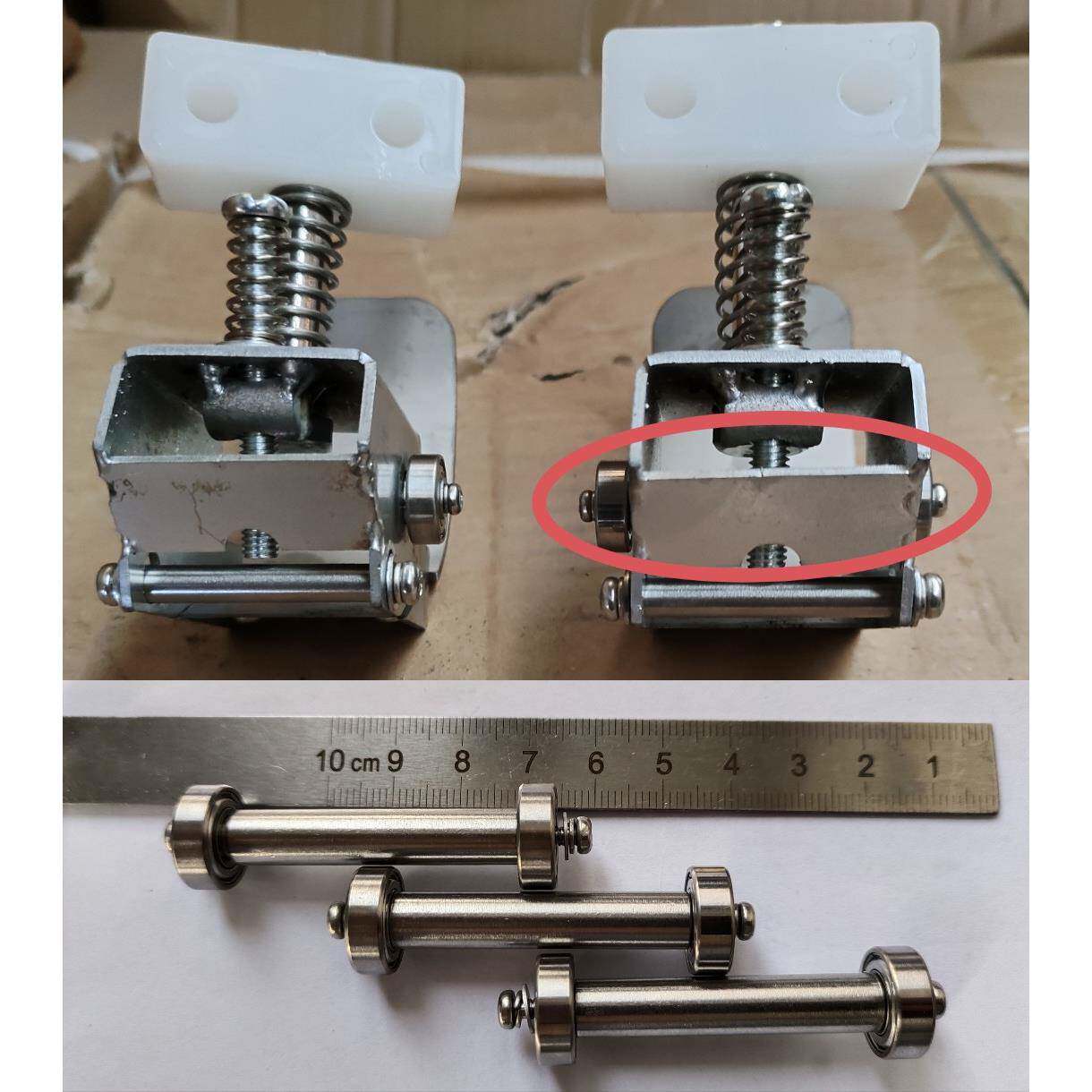 全自动甘蔗削皮机配件（不含刀架）刀架轴轴承螺丝3套