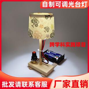 自制可调光台灯材料包跨学科实践项目物理科学实验创意科技小发明