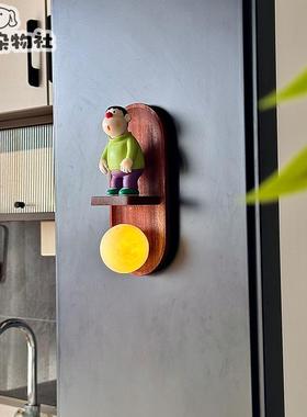 【打造入户玄关！】墙面装饰摆饰壁挂中古风置物架家居客厅氛围感