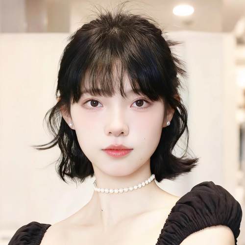 短发假发全头套女全真人发丝自然减龄气质时尚网红款卷发整顶假发