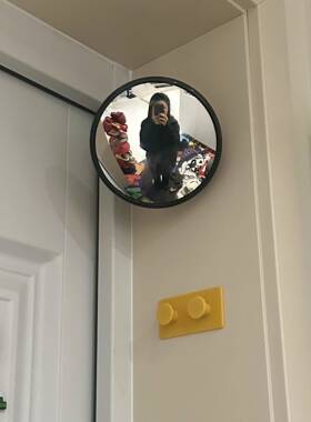 门口diy拍照凹凸镜全身镜室内客厅卧室装饰遮丑壁挂转角镜摆件