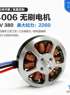 TYI天意4006无人机无刷电机380kv航模飞机大功率高速盘式马达30A