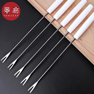 儿童可爱蛋糕叉点心甜品叉小奢家用欧式 水果叉AA1S242 水果叉子