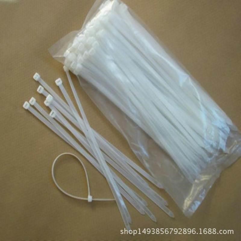 自锁式尼龙扎带,黑白色扎带 塑F料2.5mm  免费拿样