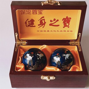 50MM空心铃音保定铁球健身球手A球保健球中老年手转手握手转球礼