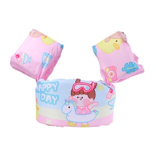 游泳圈儿童浮力衣背心救生衣大浮力女手臂圈M男宝宝水袖 泡沫服装