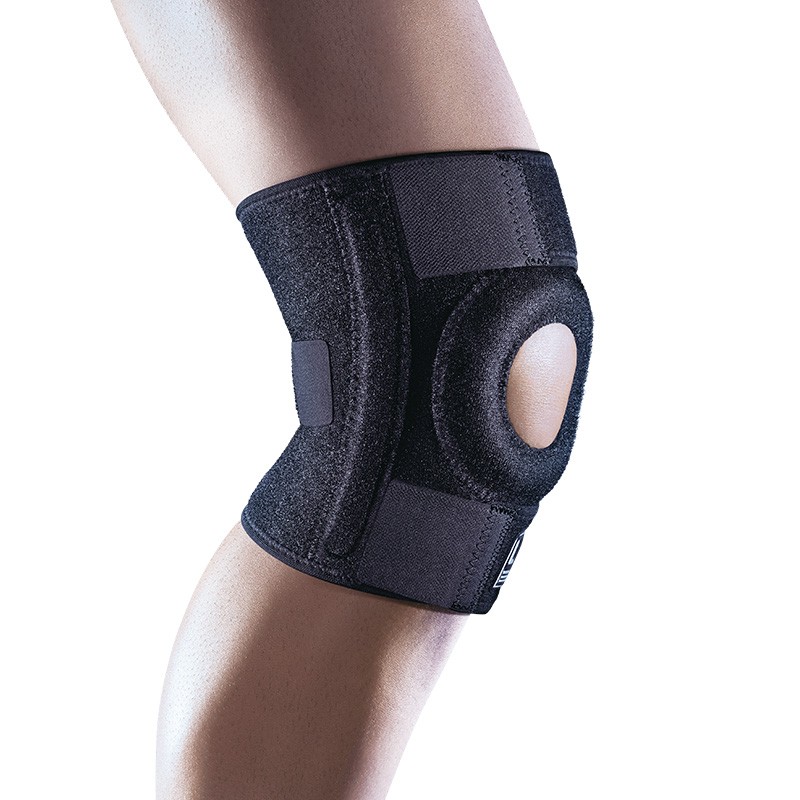 LP 733CA 弹簧支撑型运动护膝C 登山排球篮球运动护腿套黏贴式护