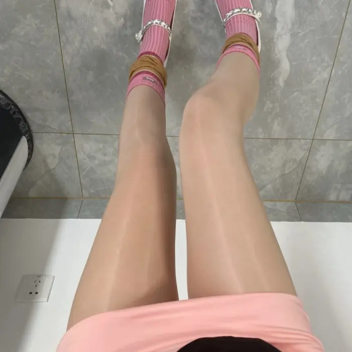 水光马油袜超细腻油光丝袜女极光连裤袜夏季薄款油亮面膜袜猪油袜