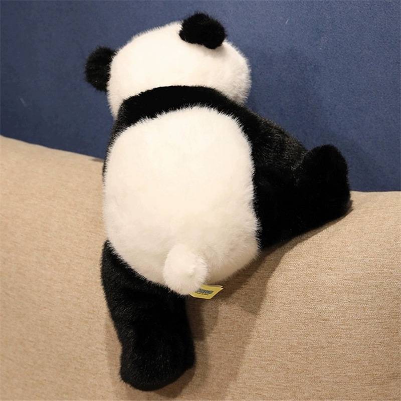 玩偶部落北极熊玩偶熊猫公仔床上趴款睡觉夹腿抱枕小动物棕熊玩具图片