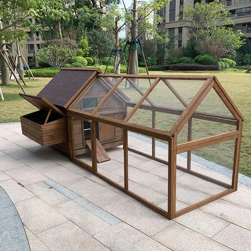 户外鸡笼子家用大号养殖鸡舍鸡窝鸡房兔笼兔舍鸭窝宠物屋实木别墅