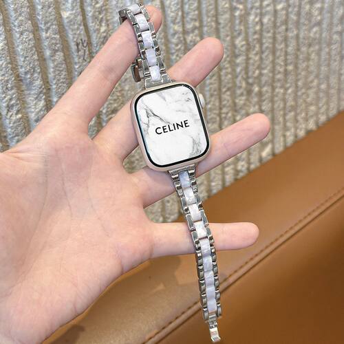 细款高级oppo watch3/2/X/3pro/4pro手表表带1金属拼接树脂女适用