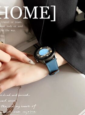 vivo watch5手表表带适用123代GT新款真皮按键快拆款iQOO男女通用