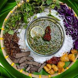 滇乡阿东云南德宏芒市傣味柠檬撒撇米线傣族特产无添加每天现发