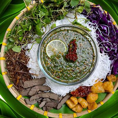 滇乡阿东云南德宏芒市傣味柠檬撒撇米线傣族特产无添加每天现发