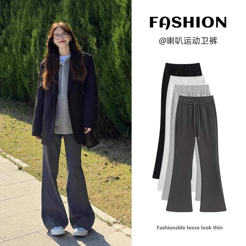 出口包邮反季断码淘宝折扣爆款冬天黑色高腰秋冬格子休闲裤子女款