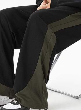 大码包邮专柜撤回反季爆款样衣工装裤女阔腿裤灰色休闲裤子女款