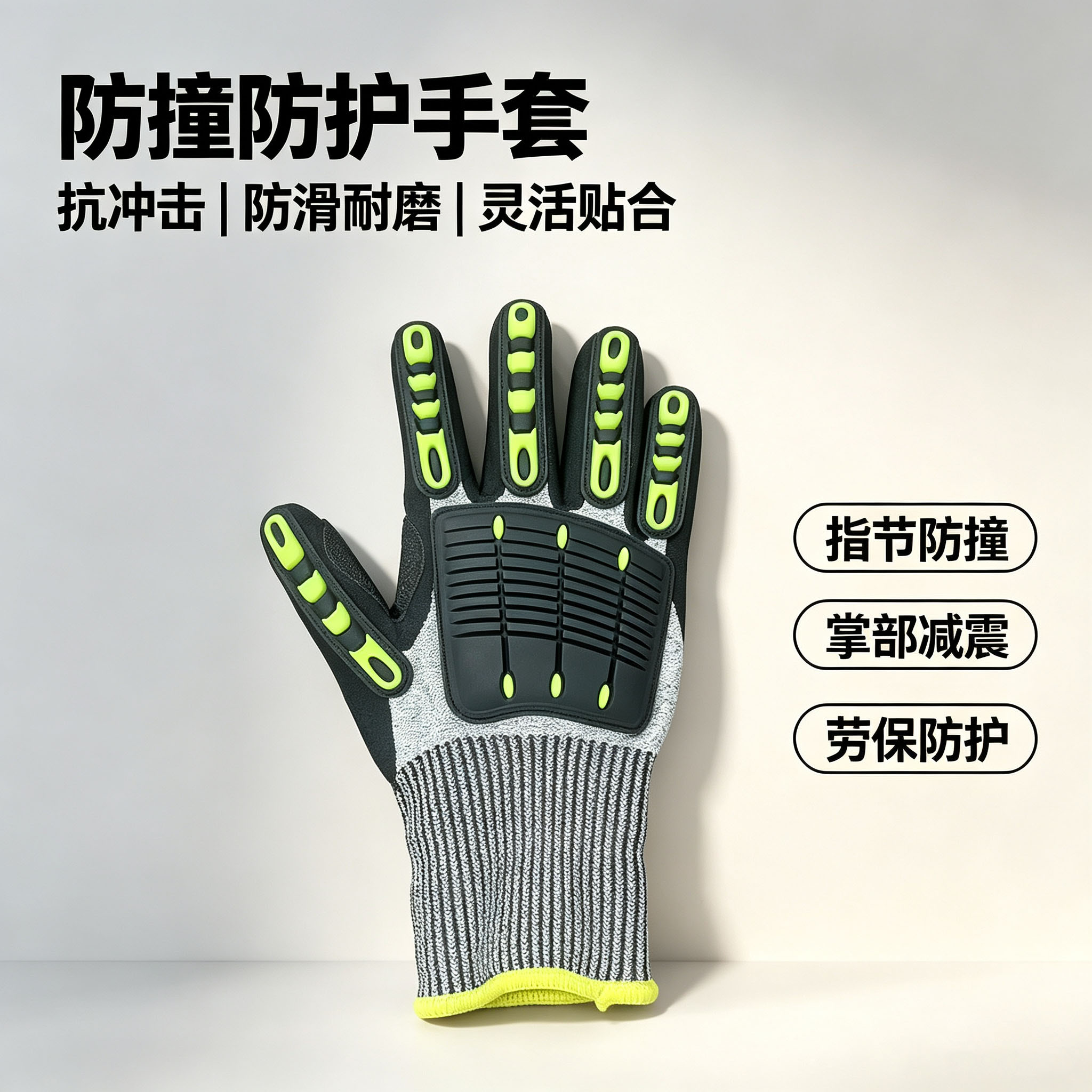防砸防撞防割耐磨防滑骑行手套